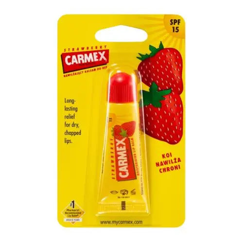 Moisturizing Lip Balm Tube Strawberry SPF15