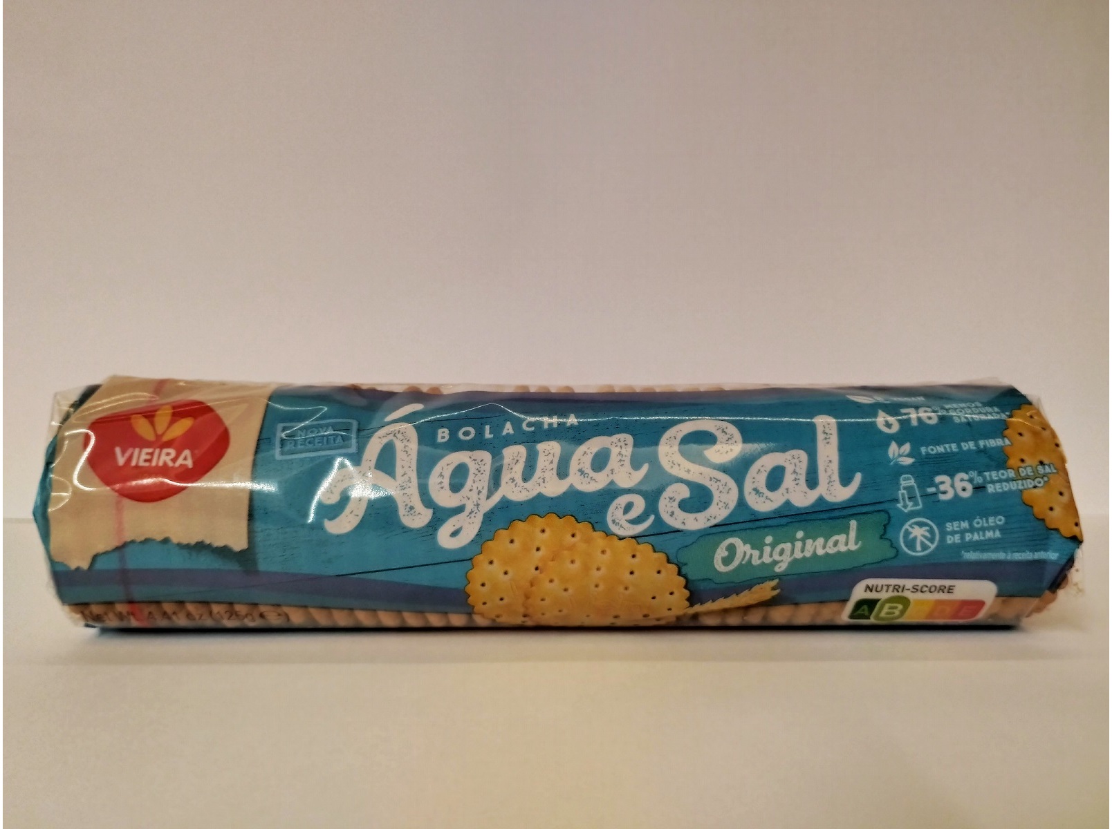 BOLACHA VIEIRA AGUA E SAL 125 G