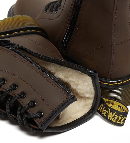 Dr. Martens VinterStøvler m. For - Serena J - Dark Brown