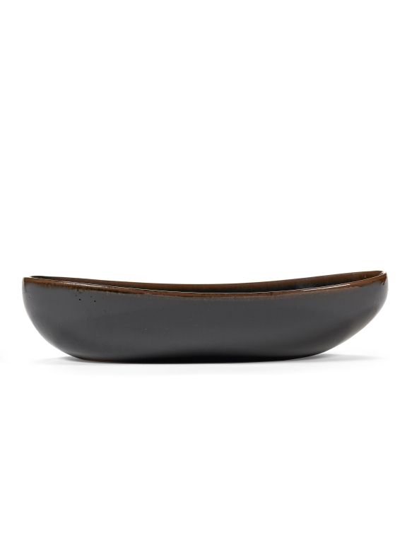 Serax Out of lines by Uncharted serveerschaal 36x17 Off White