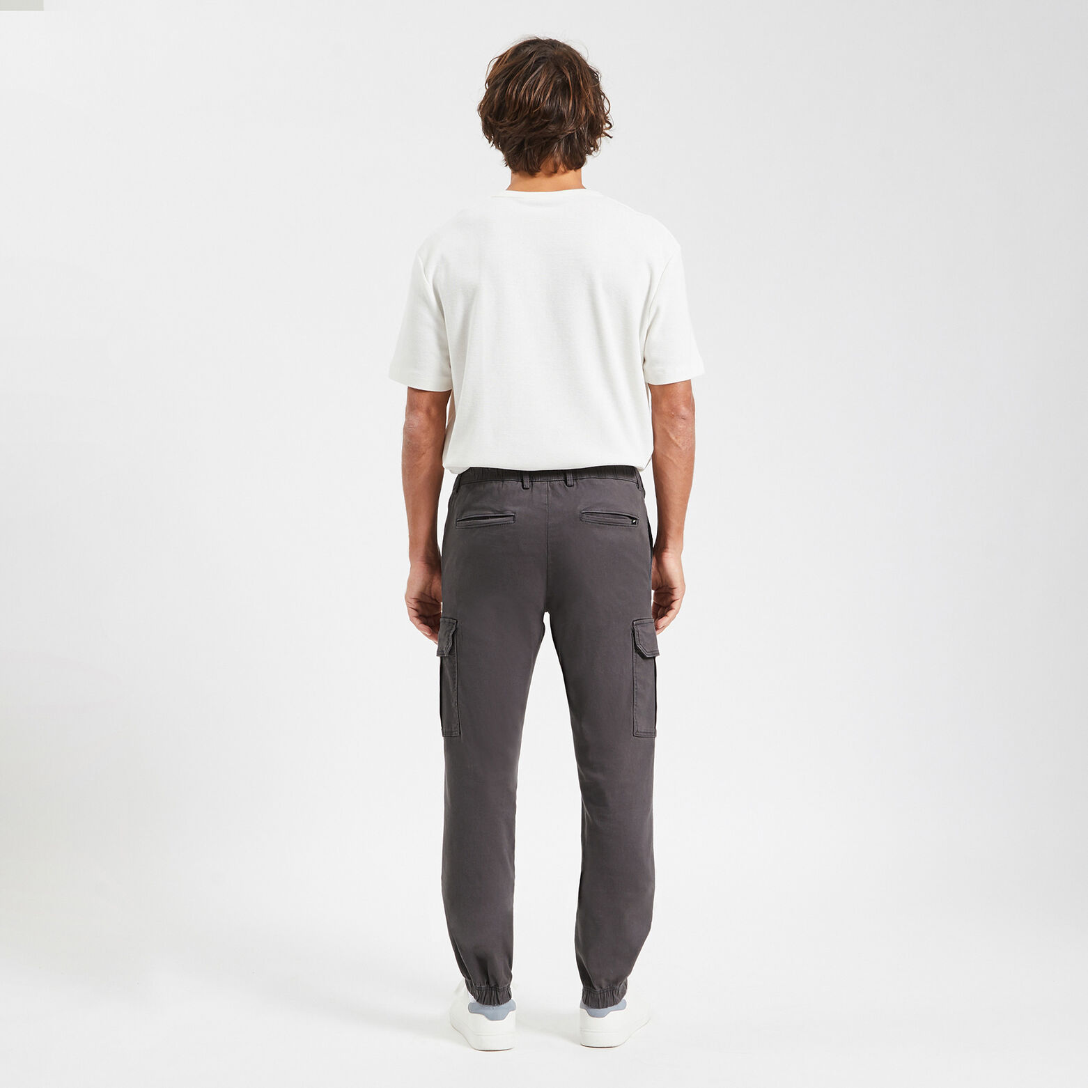 Pantalon cargo Gris moyen
