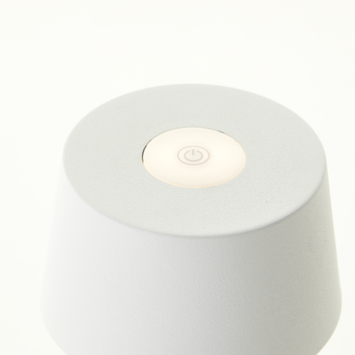 Brilliant USB oplaadbare tafellamp Jona 2W wit