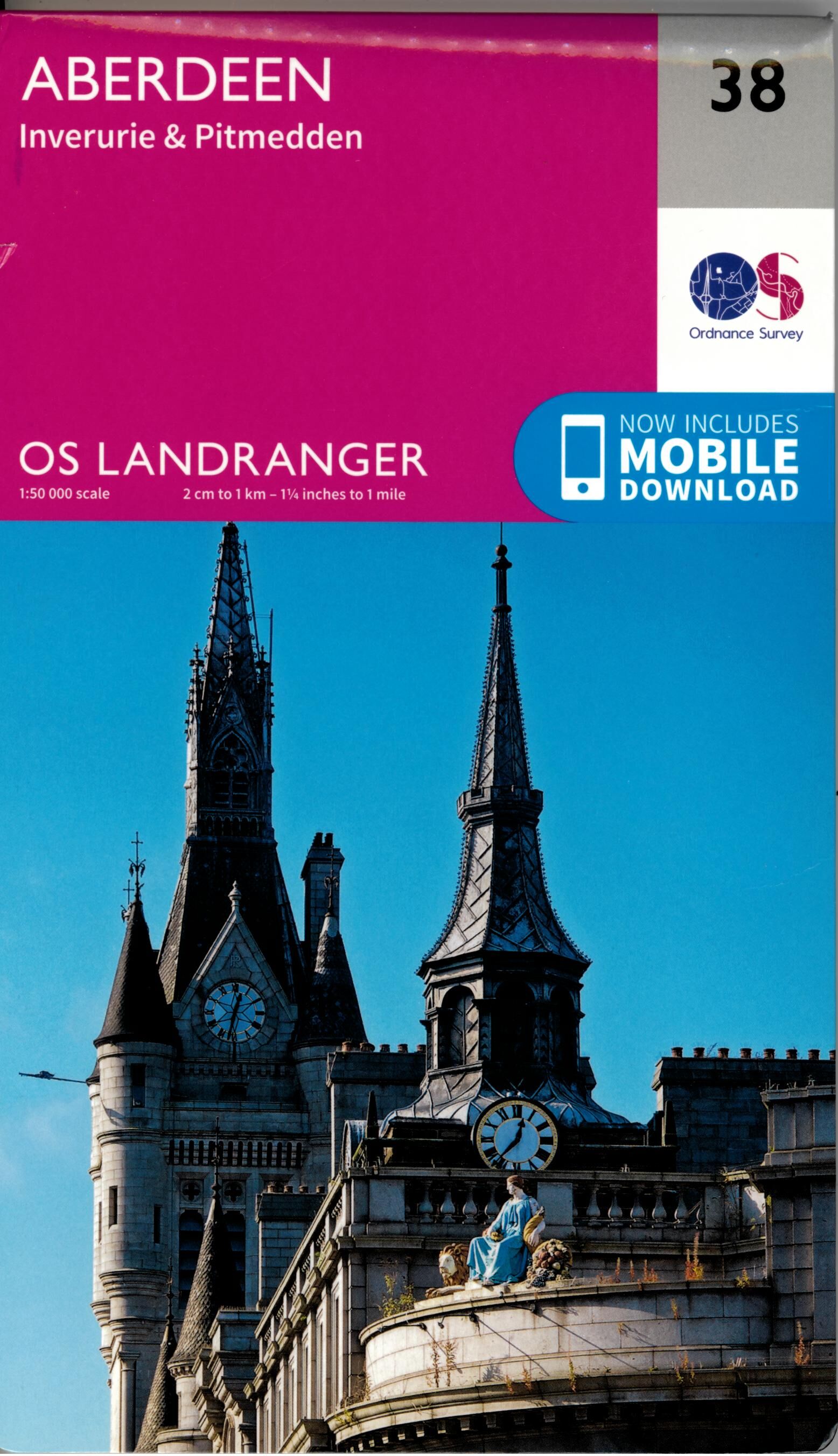 ORDNANCE SURVEY - 38 GB STRATHDON 1 50 000