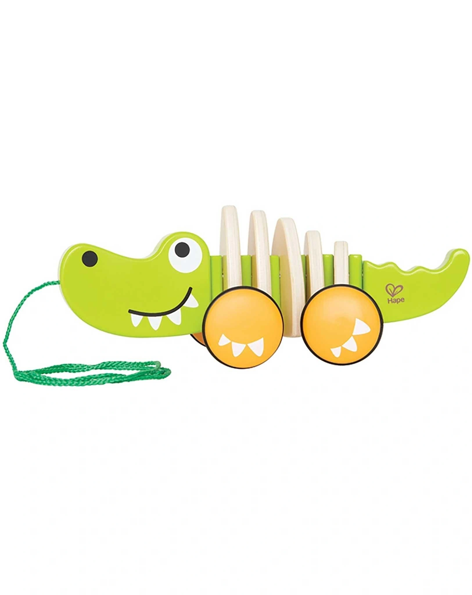 Ziehtier Krokodil CROC aus Holz