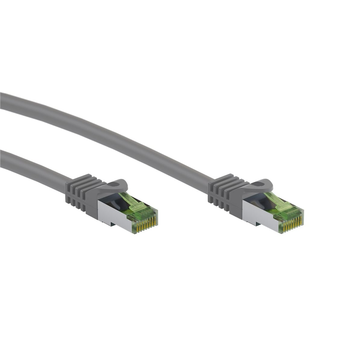 Goobay GHMT-sertifisert CAT 8.1 patchkabel, S/FTP (PiMF), grå
