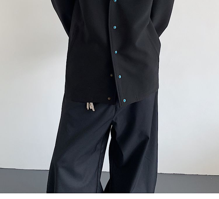 Omozando - Blazer met reverskraag en enkele knoopsluiting