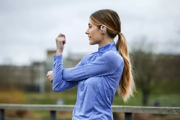 Shokz Openfit Draadloze Open-ear True Koptelefoon Beige