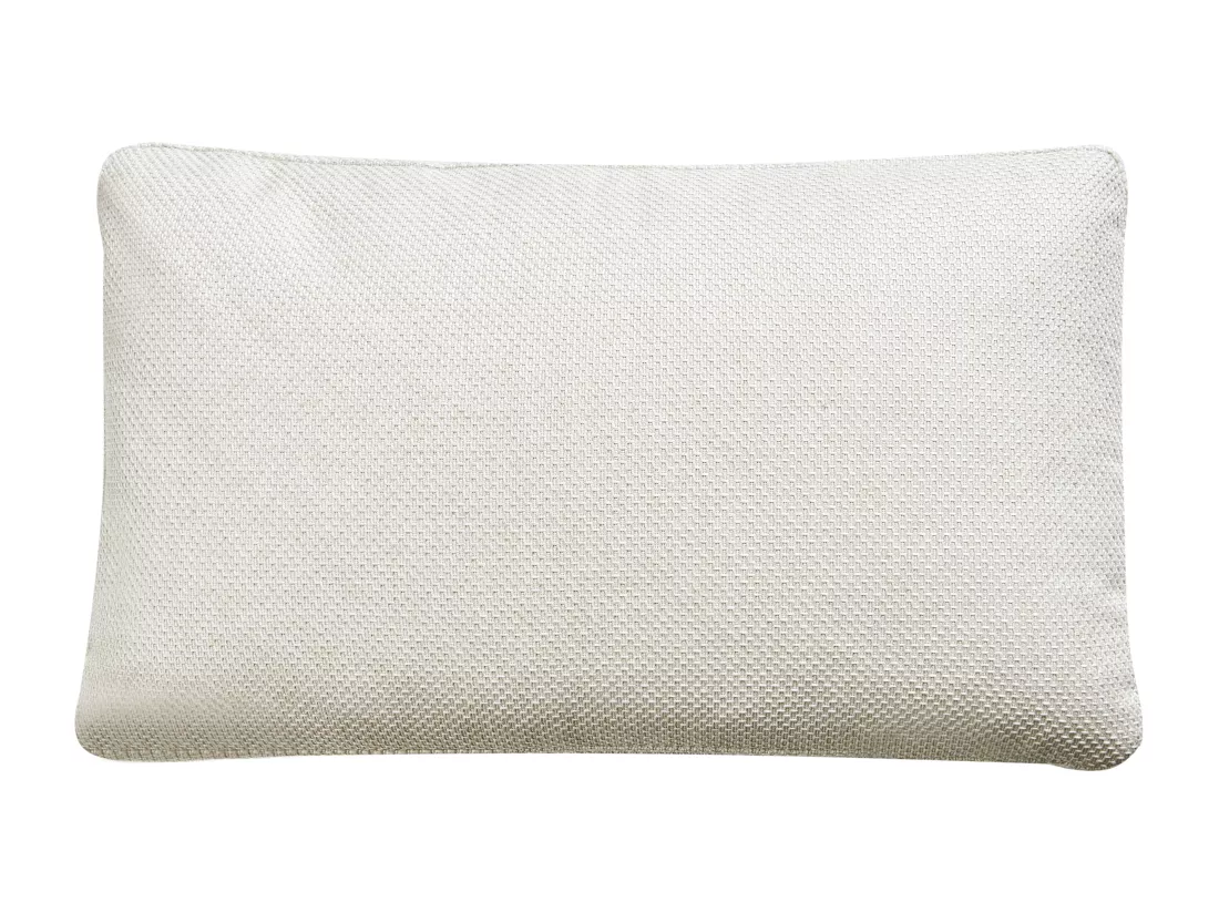Chaise longue à droite en tissu beige clair EWRON