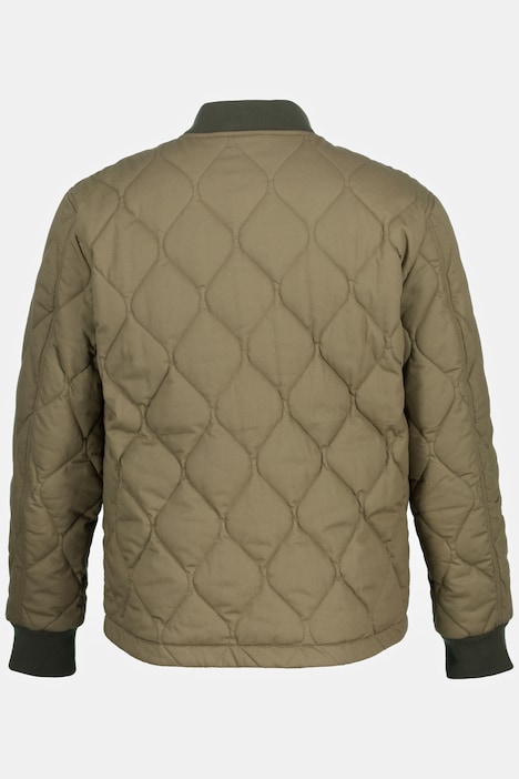 STHUGE Steppjacke, gewachst, College-Kragen, Karofutter, bis 8 XL