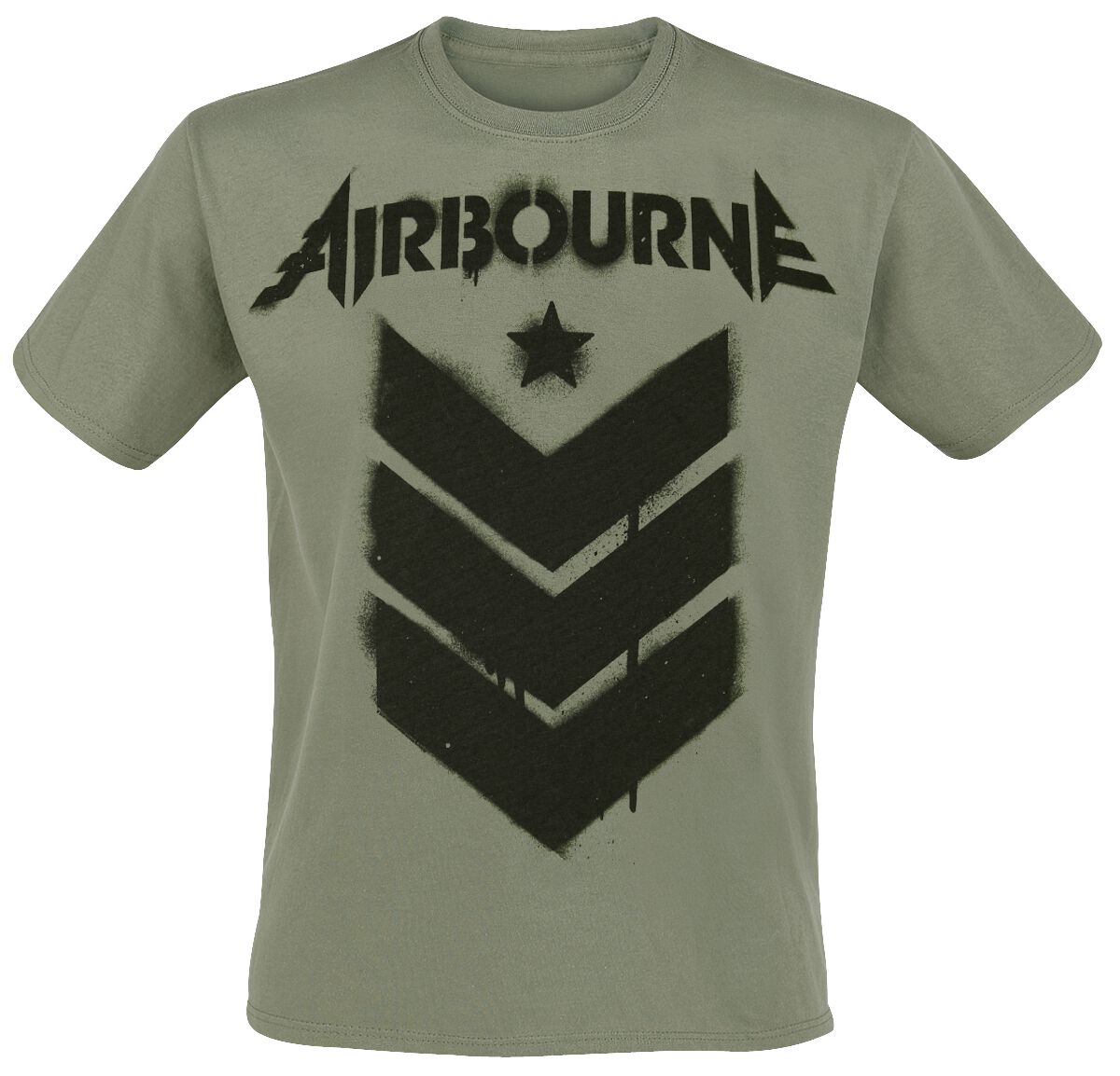 Stencil Stripes | Airbourne T-Shirt Manches courtes