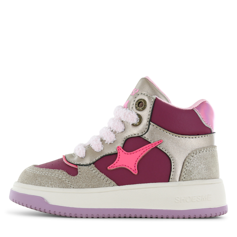 Shoesme roze sneaker Microfiber leer, Suède | Meisjes schoenen