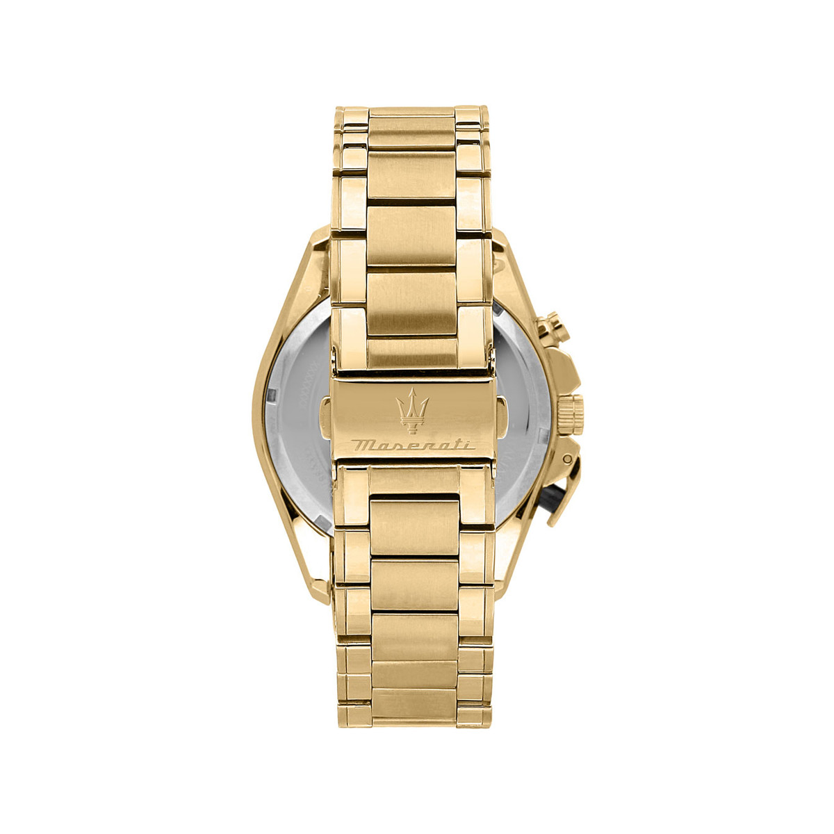 Montre MASERATI homme bracelet acier inoxydable doré jaune