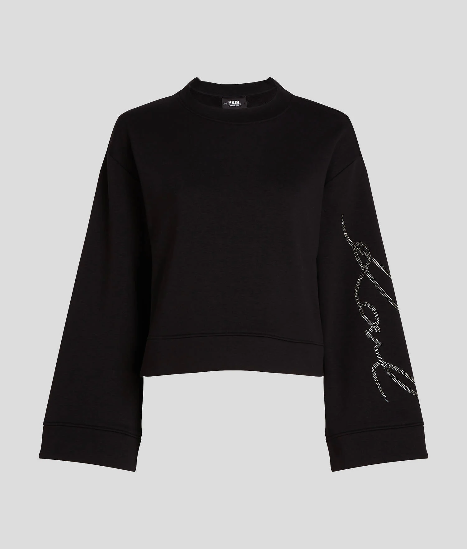 SWEAT-SHIRT KARL SIGNATURE À STRASS