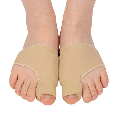 Tåskiller tåglatter til hallux valgus støttestrømper 1 par Beige