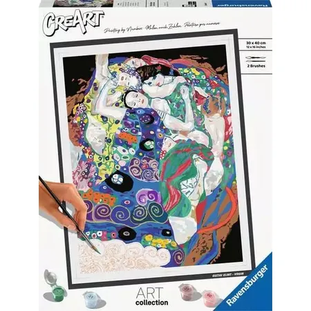 Ravensburger CreArt ART Collection: Virgin (Klimt) - Malen nach Zahlen für Erwachsene