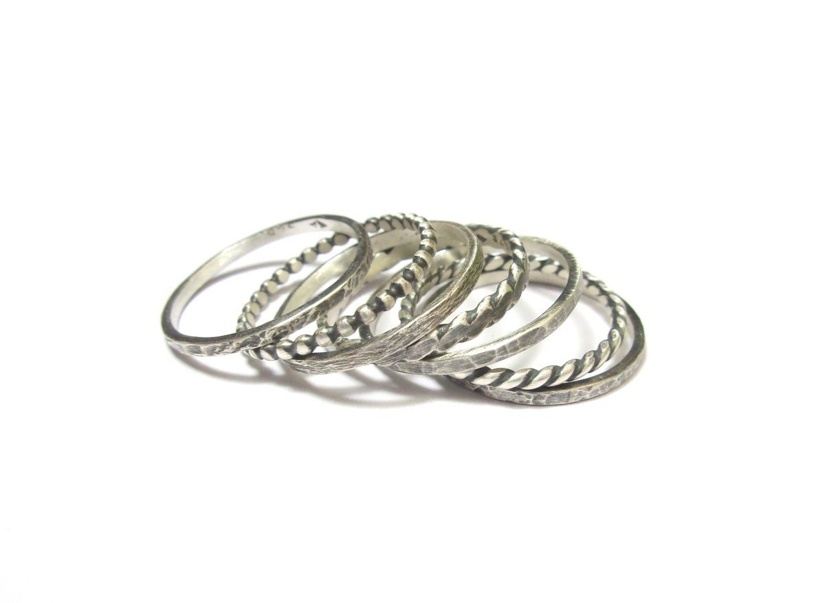 Bague Ethnique Semainier en Argent 925