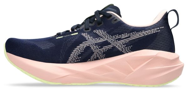 Chaussures Running Asics Novablast 5 Bleu/Rose Femme