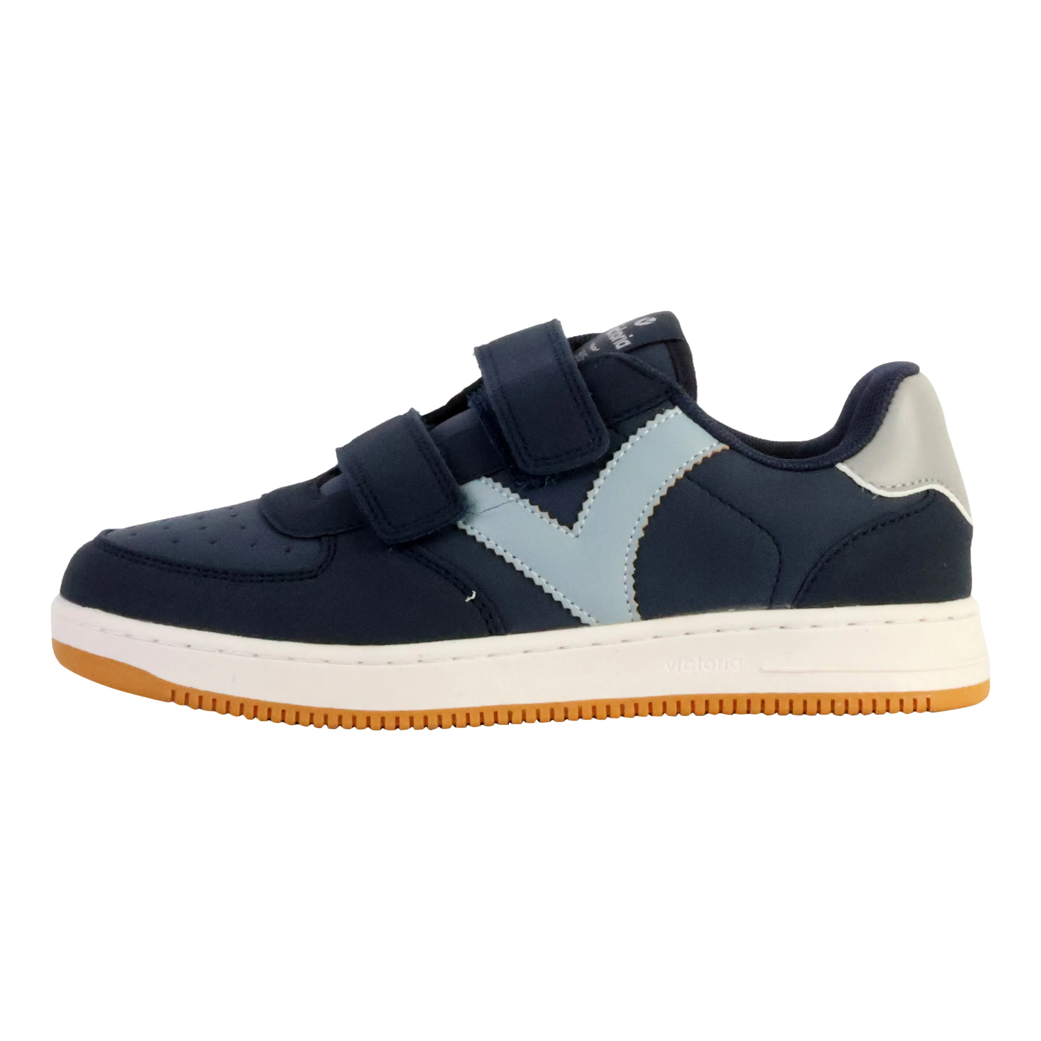 Basket basse à scratch enfant | Bleu