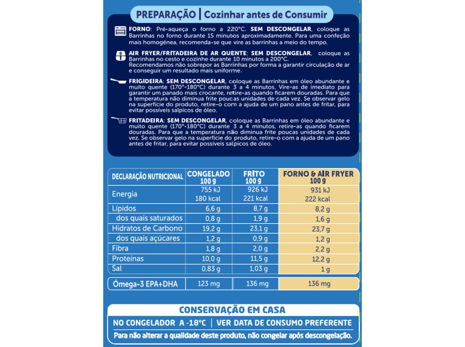 BARRINHAS PESCANOVA PESCADA PANADA S/GLUTEN 1.2KG