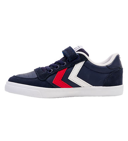 Hummel Schuhe - Slimmer Stadil Leather Low Jr - Peacoat