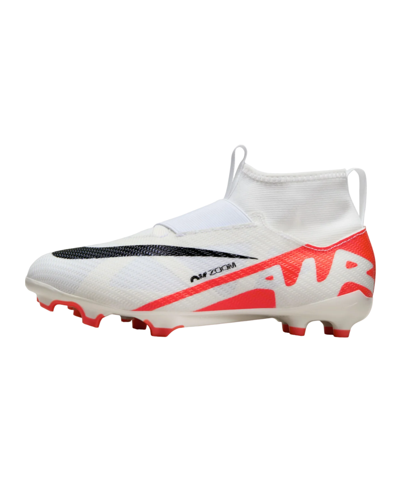 Nike Jr Air Zoom Mercurial Superfly IX Pro FG Ready Kids Rot Weiss Schwarz F600