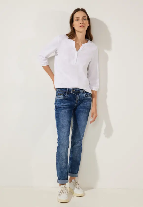 Casual Fit Jeans - authentic blue destroy