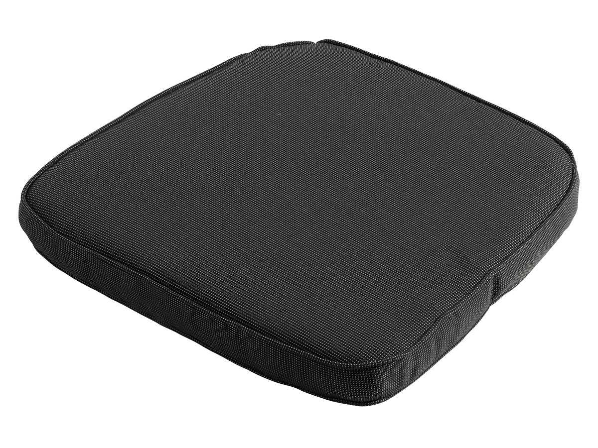 Madison Rib black wicker universeel zitkussen