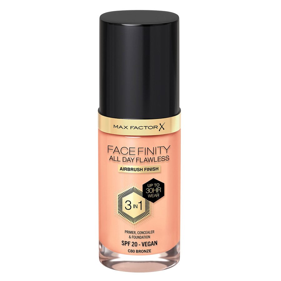 Max Factor Facefinity All Day Flawless 3-In-1 Foundation #C80 Bronze 30ml
