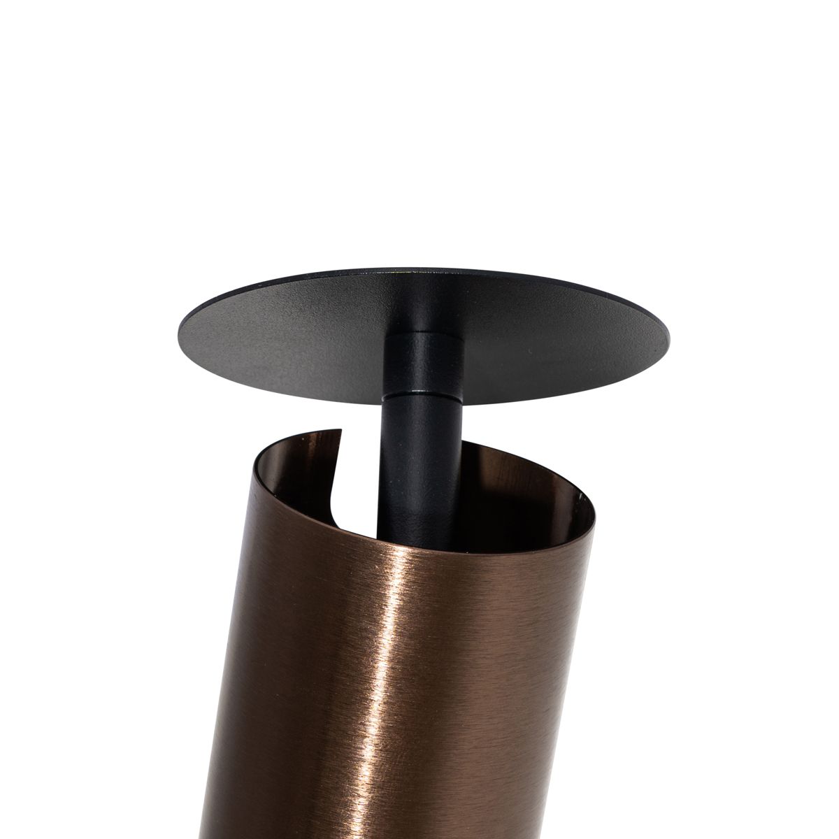 Moderne inbouwspot donker brons GU10 50mm - Chels