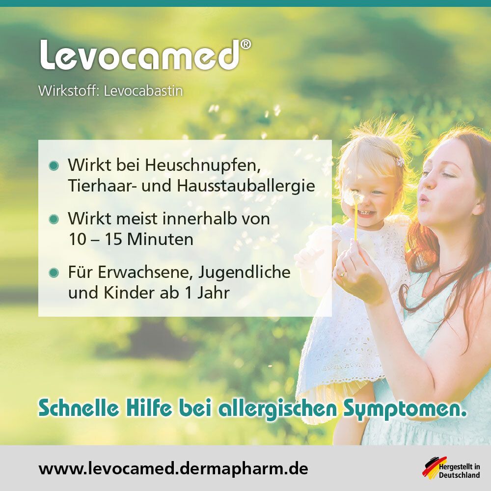 Levocamed® Nasenspray 0,5 mg/ml