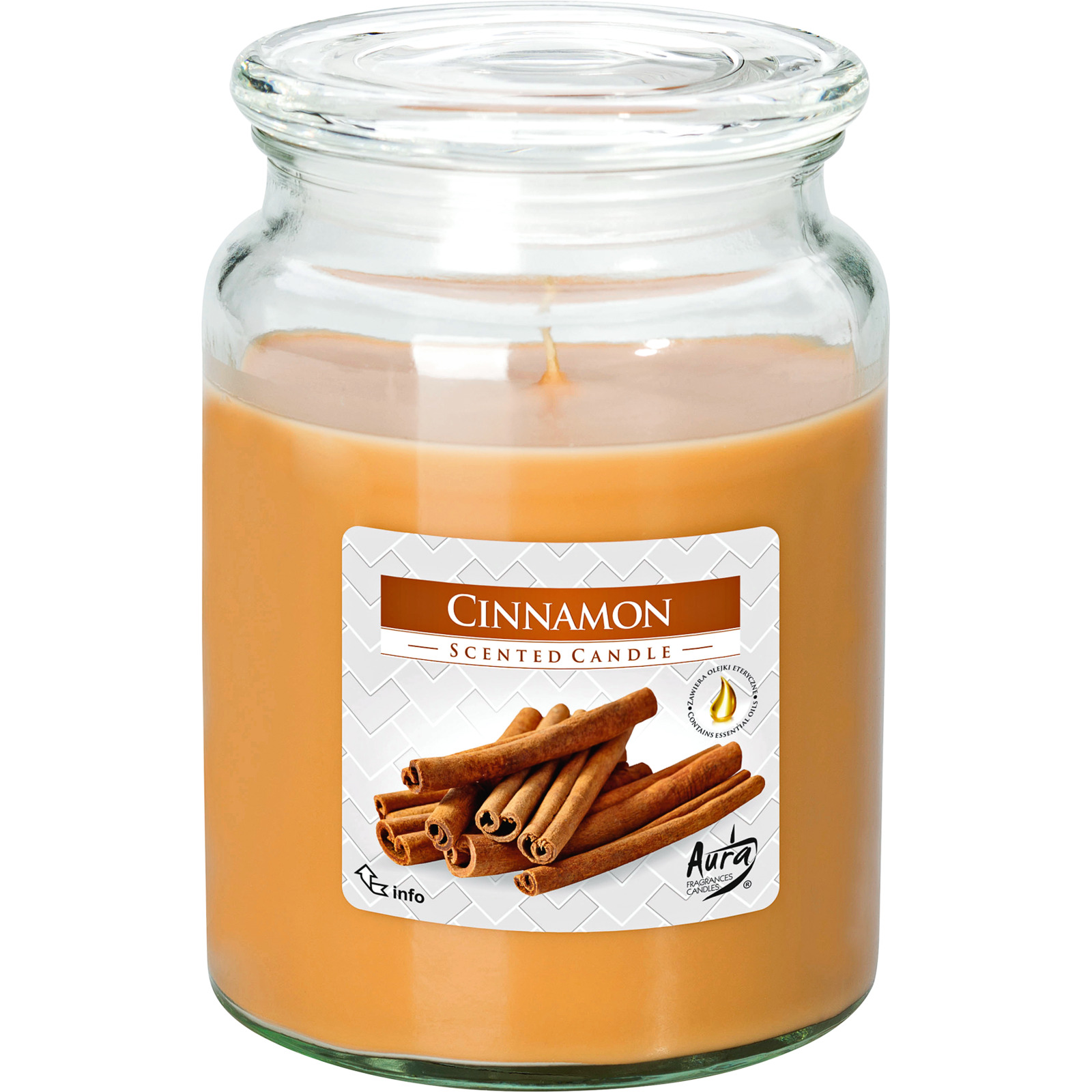 Duftkerze im Glas Cinnamon 500 g