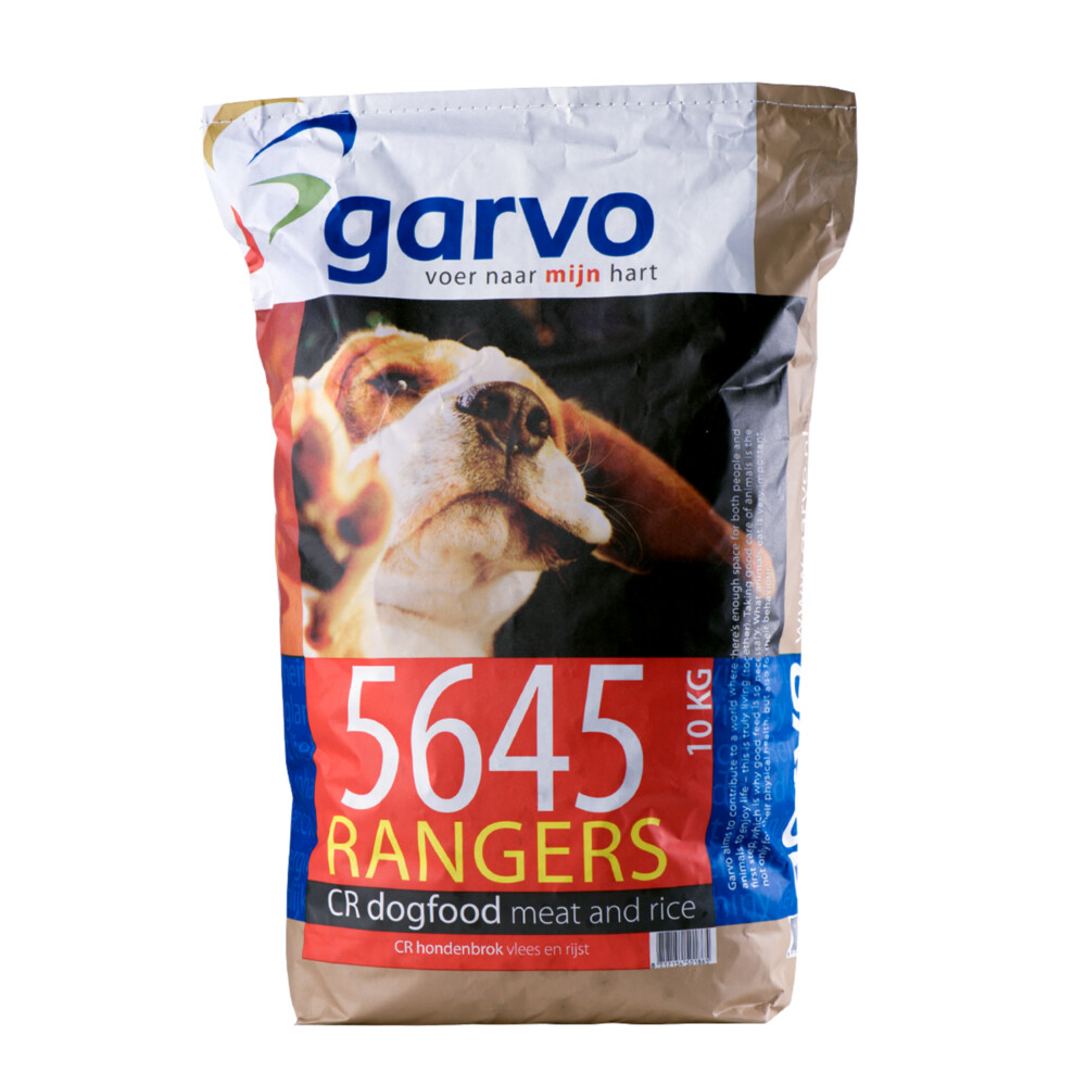 Garvo Rangers Hondenbrok Vlees en Rijst10 kg