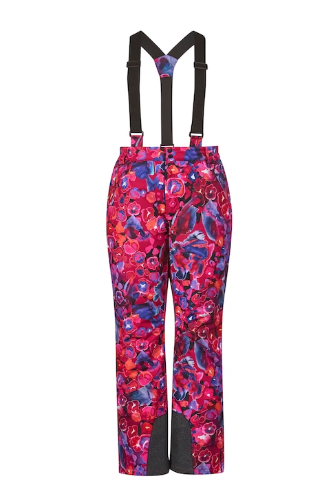 Skihose, wasserdicht, Klettriegel, Formknie, Schneefang