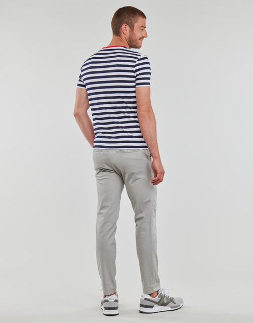 Polo Ralph Lauren - T-SHIRT AJUSTE EN COTON MARINIERE Marino / Blanco / Rojo