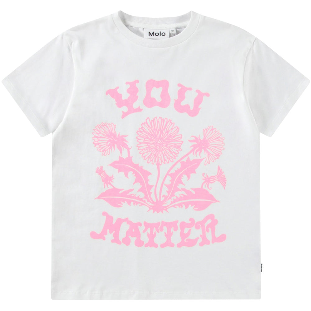 Køb Molo Pink Dandelion Riley T-Shirt