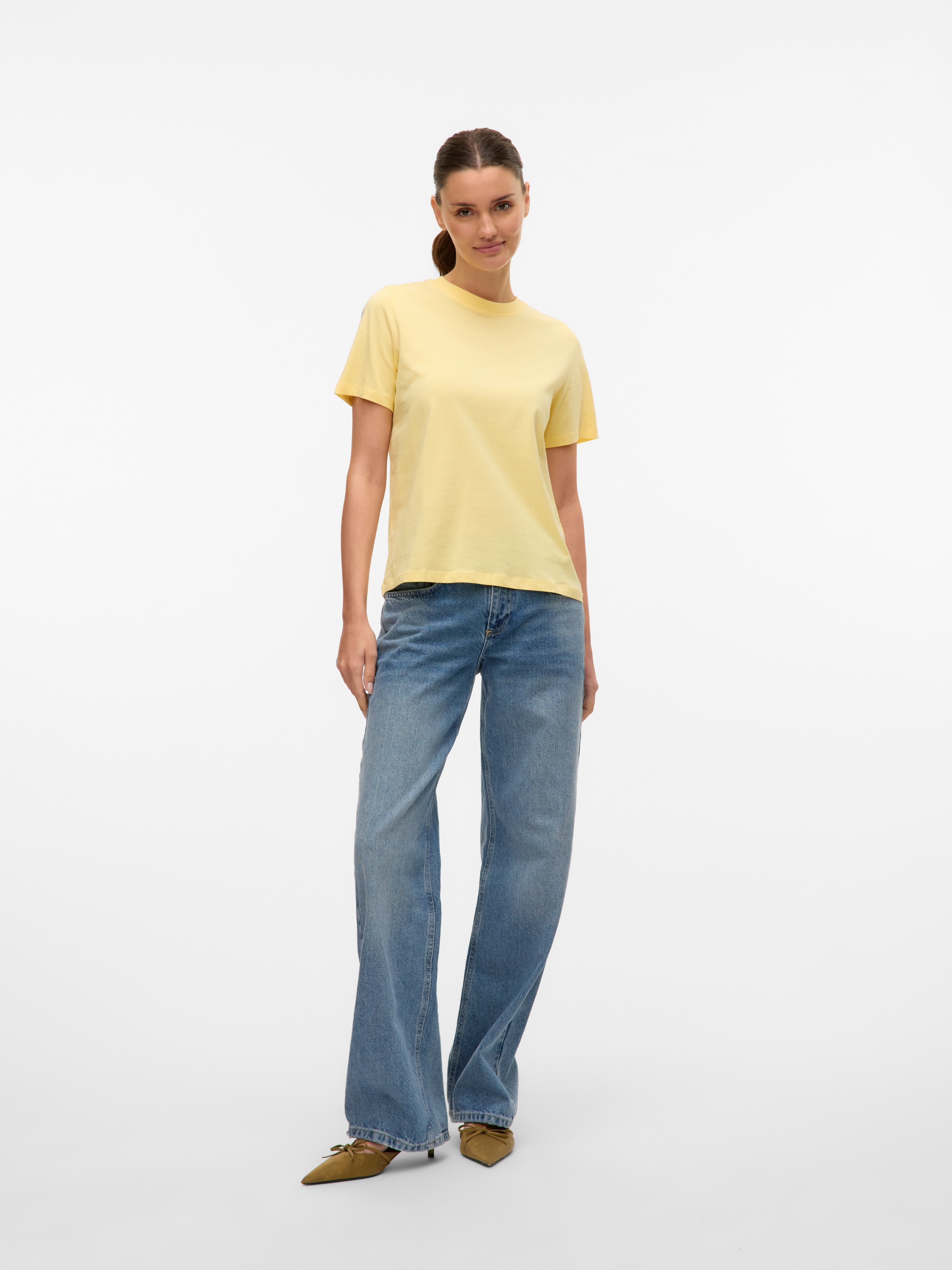 Vero Moda Kurzarmshirt »VMPAULINA SS T-SHIRT GA JRS NOOS«