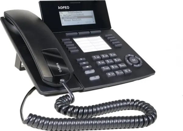 AGFEO ST 53, Smart telefon, Forbundet håndsæt, 5000 entries, Sort