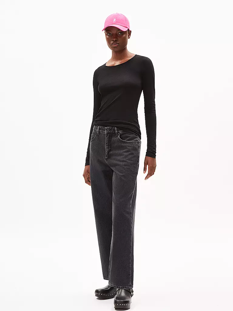 ARMEDANGELS Langarmshirt ENRICCAA schwarz