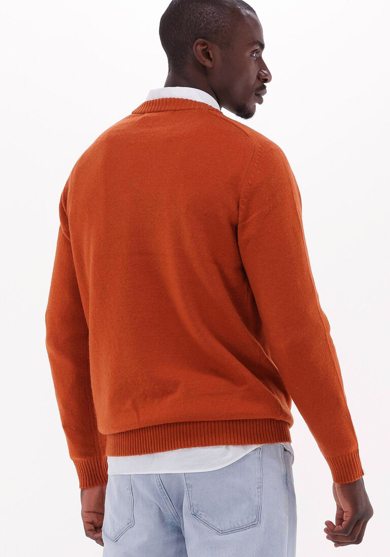 SELECTED HOMME bruine selected homme trui newcoban lambs wool crew neck w