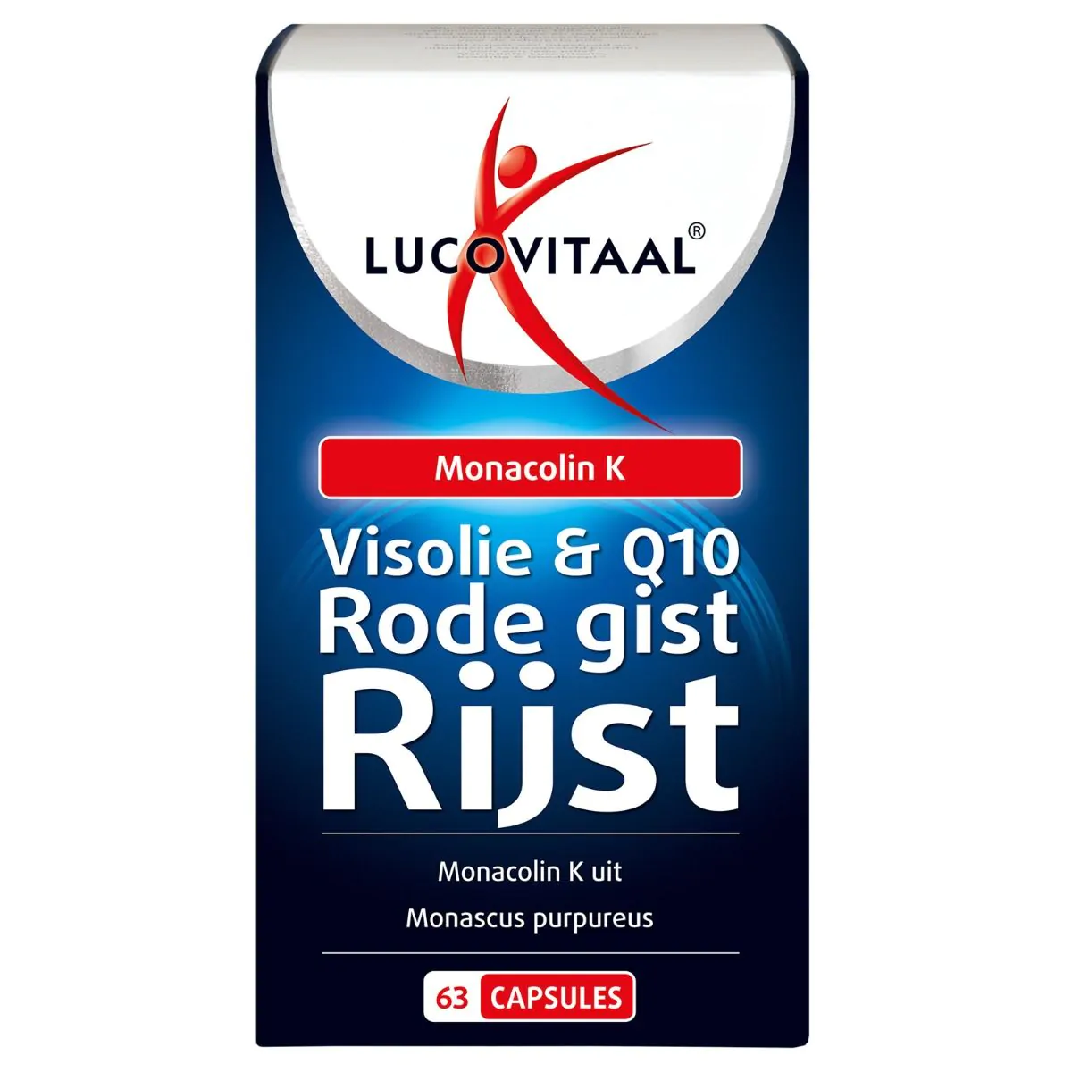 Rode Gist Rijst Visolie & Q10 63 capsules