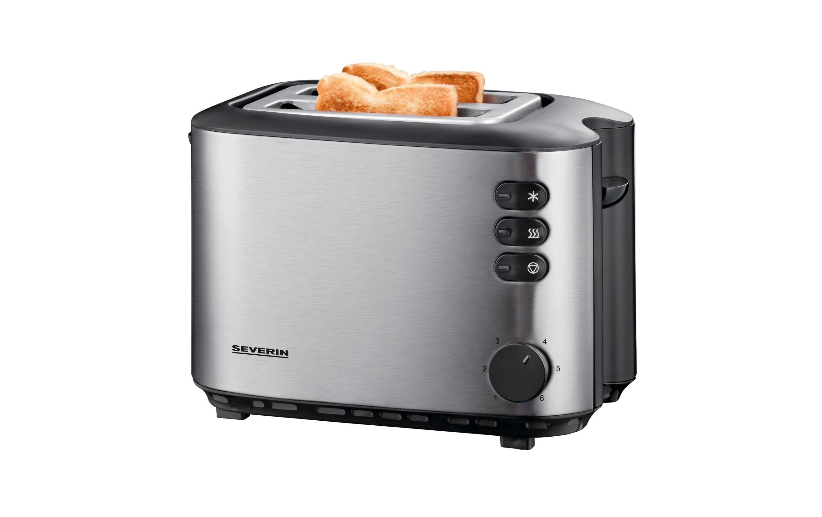 Toaster AT 2514 Schwarz/SilberAutomatik-Toaster