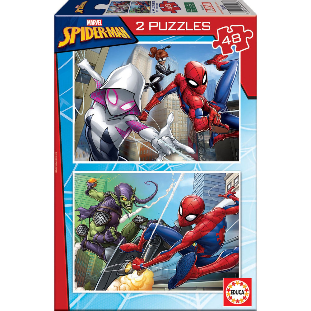 Køb Educa Puslespil 2X48 Spider-Man