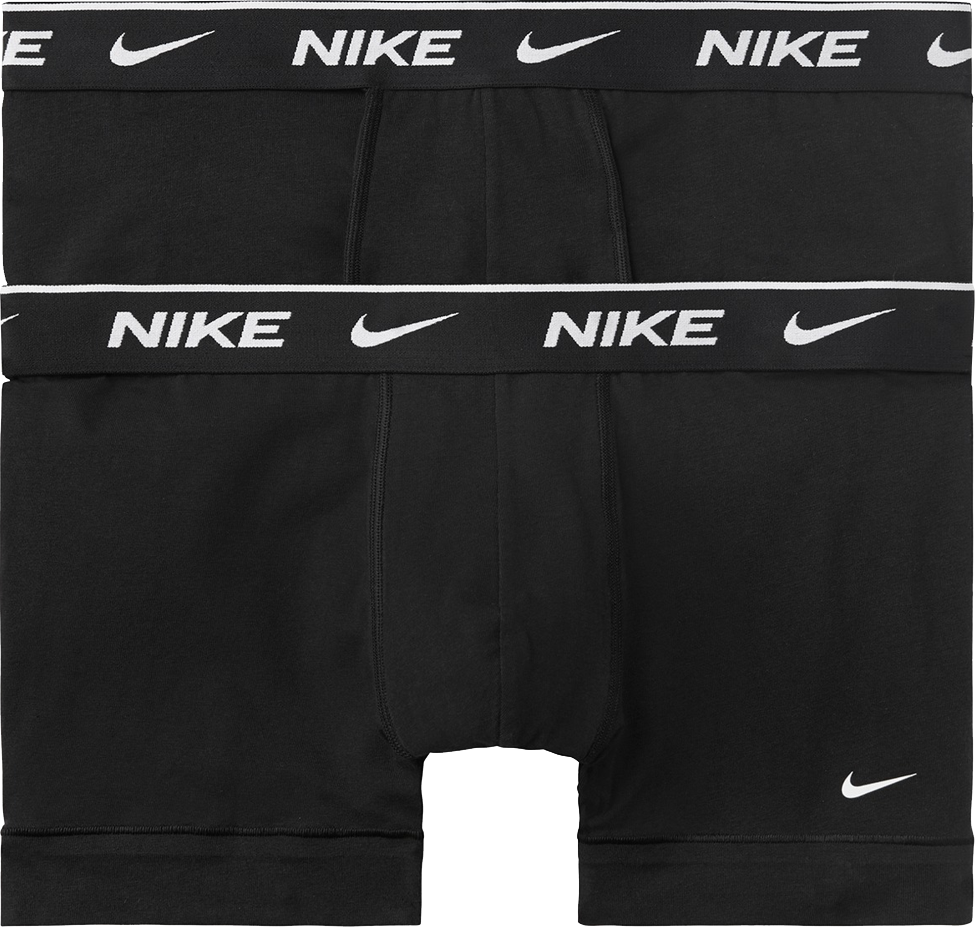 Nike Cotton Trunk Boxershort 2er Pack Schwarz FUB1