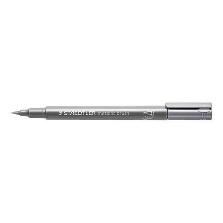 STAEDTLER® 8321 Marker metallic brush silber