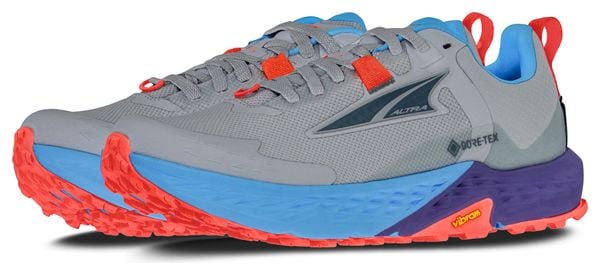 Chaussures Trail Altra Timp 5 GTX Gris/Bleu Femme