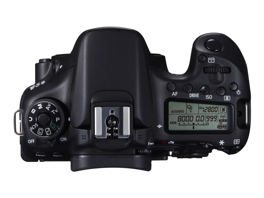 Canon EOS 70D - Digitalkamera - SLR - 20.2 MP - APS-C - 1080p - 3x optisk zoom EF-S 18-55 mm IS STM objektiv - Wireless LAN