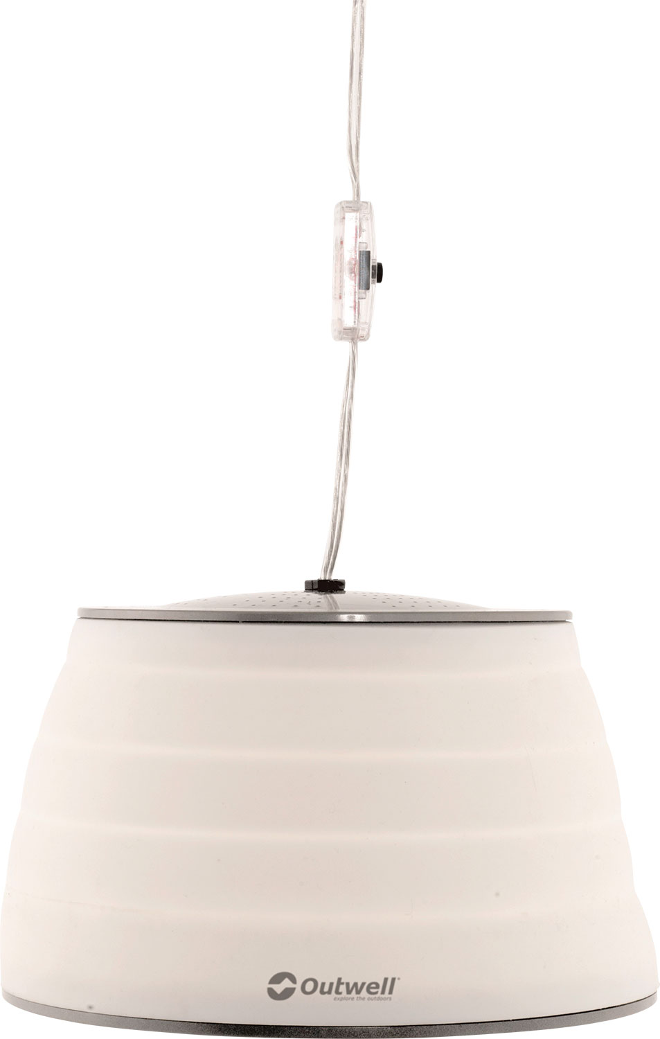 Outwell Sargas Lux Campingleuchte dimmbar 11,5 x 15 cm weiß