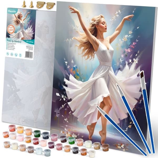 Maleri etter tall 40x50 cm Massido Dancing Woman