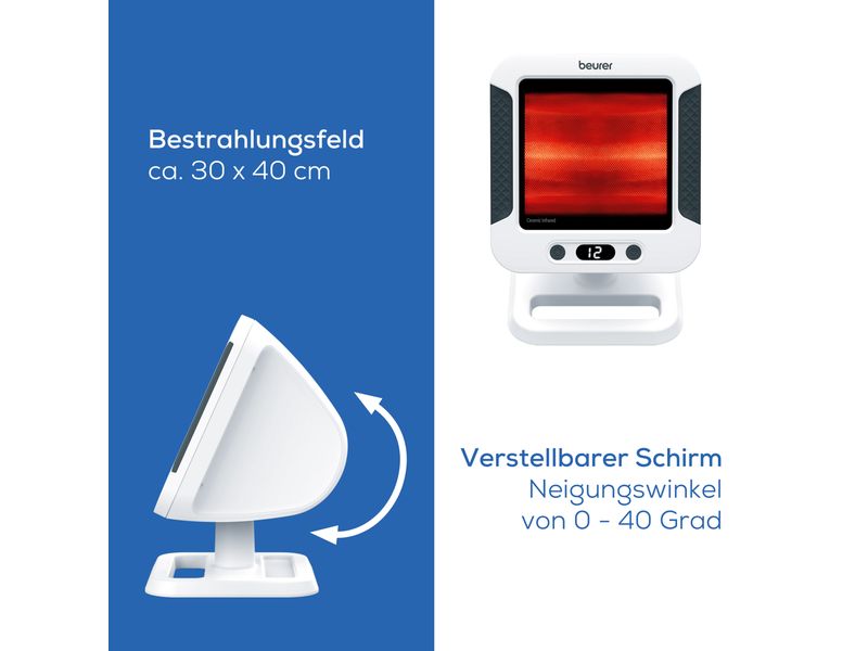 Beurer Infrarotlampe IL 60 Infrarot-Wärmestrahler