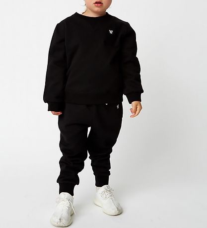 Wood Wood Sweatpants - Ran - Sort